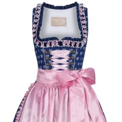 Krüger Feelings Midi Dirndl In Blau -Dirndl Geschäft kruger feelings midi dirndl in blau 2