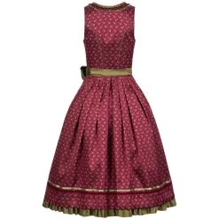 Krüger Feelings Midi Dirndl In Rot -Dirndl Geschäft kruger feelings midi dirndl in rot 4