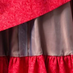 LENI VON CS Midi-Dirndl "Jasmin" In Rot/ Creme -Dirndl Geschäft leni von cs midi dirndl jasmin in rot creme 3