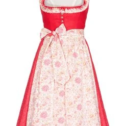 LENI VON CS Midi-Dirndl "Jasmin" In Rot/ Creme -Dirndl Geschäft leni von cs midi dirndl jasmin in rot creme 5