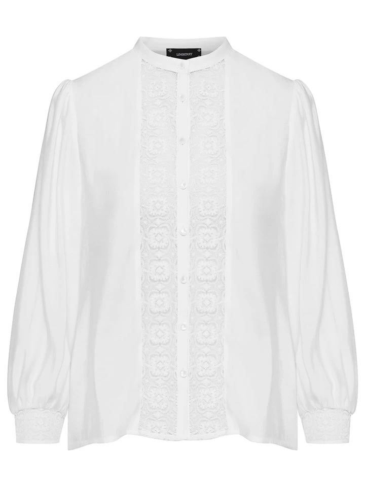 Limberry Trachtenbluse "Leyla" In Weiß 3 Limberry Trachtenbluse "Leyla" In Weiß