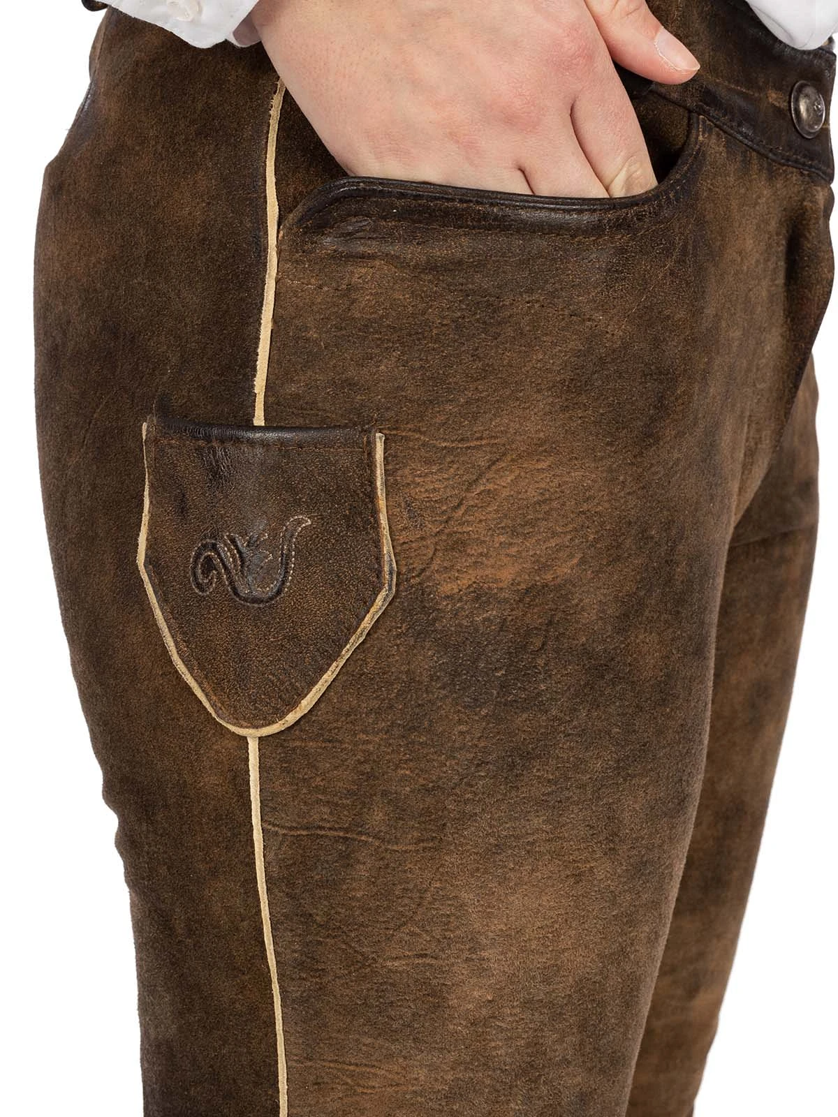 Maddox Lederhose Kniebund URSULA Antikziller 9 Maddox Lederhose Kniebund URSULA Antikziller – Bild 7