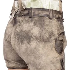 Maddox Lederhose Kurz STRINBERG Nappato Stein -Dirndl Geschäft maddox lederhose kurz strinberg nappato stein 3