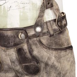 Maddox Lederhose Kurz STRINBERG Nappato Stein -Dirndl Geschäft maddox lederhose kurz strinberg nappato stein 6
