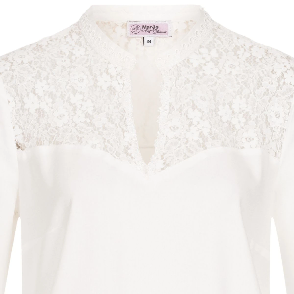 MarJo Bluse In Weiß 5 MarJo Bluse In Weiß – Bild 3