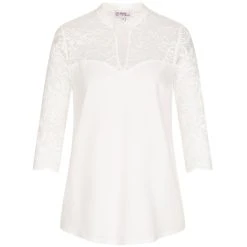 MarJo Bluse In Weiß -Dirndl Geschäft marjo bluse in weiss 8