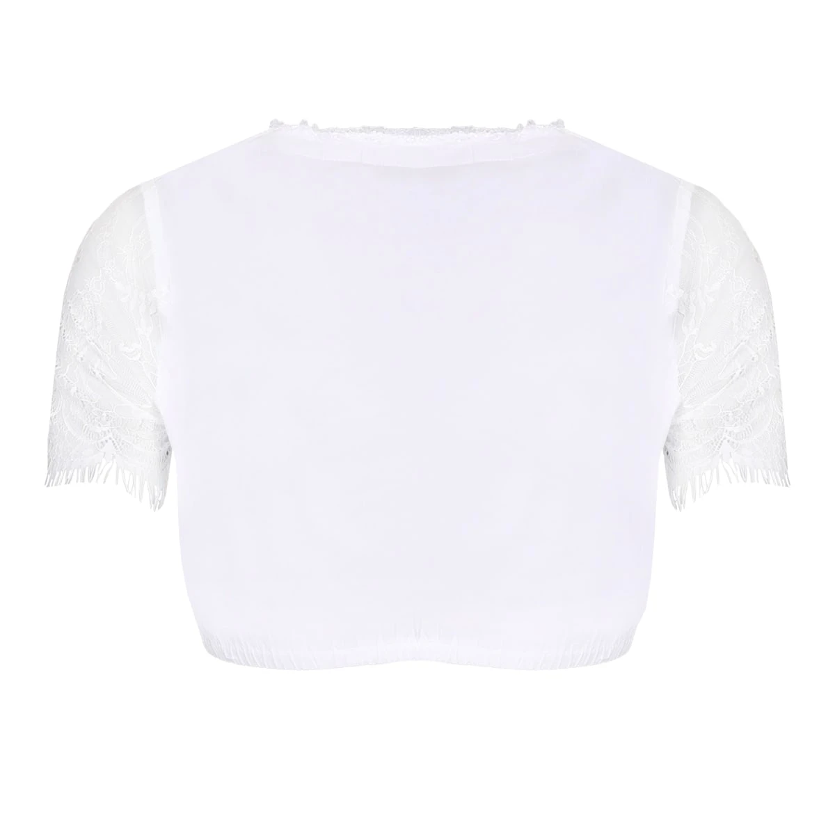 MarJo Dirndlbluse In Weiß 7 MarJo Dirndlbluse In Weiß – Bild 5