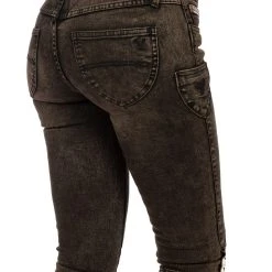 MarJo Jeans P140 MILLA Kniebund Dunkelbraun -Dirndl Geschäft marjo jeans p140 milla kniebund dunkelbraun 3