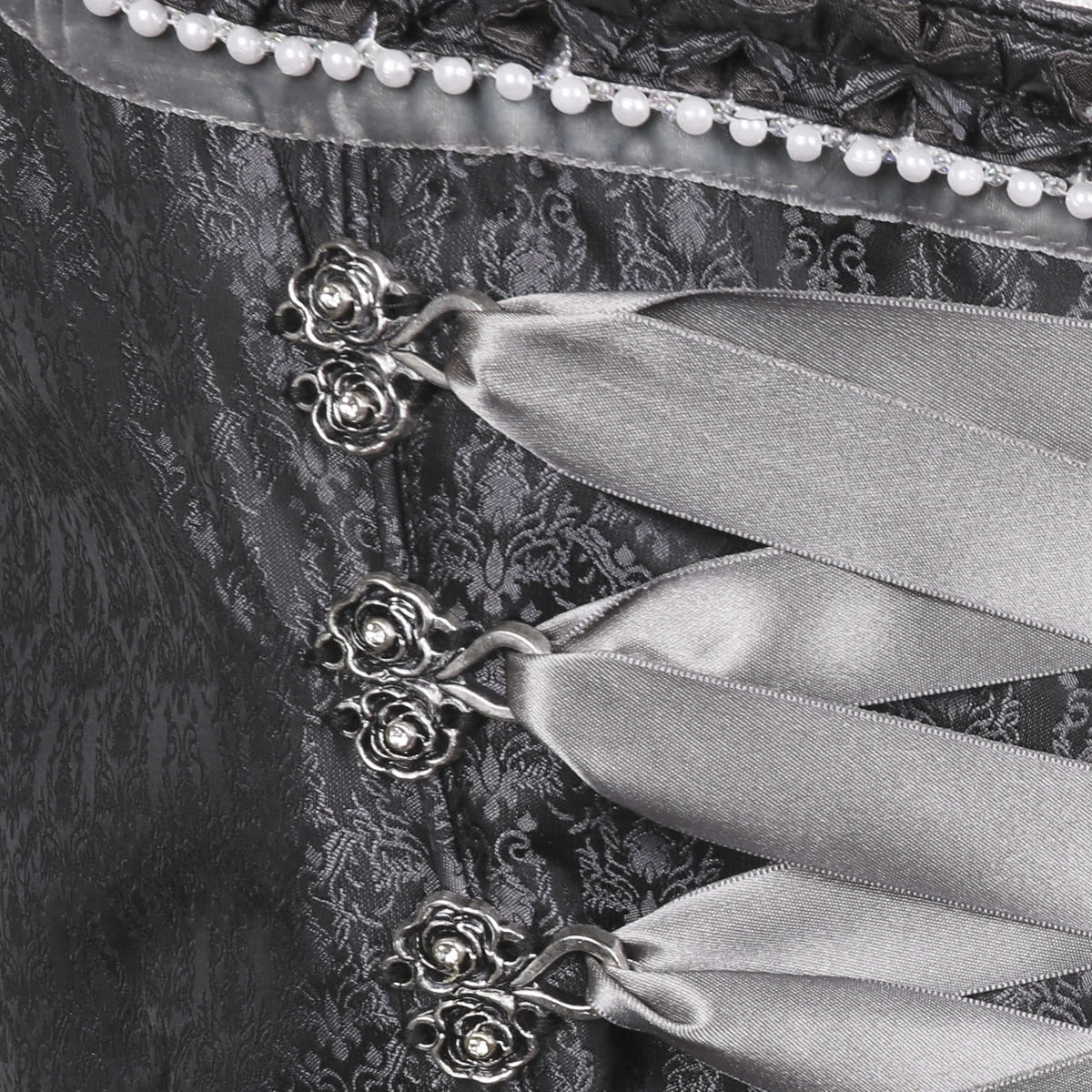 MarJo Midi Dirndl In Anthrazit 6 MarJo Midi Dirndl In Anthrazit – Bild 4