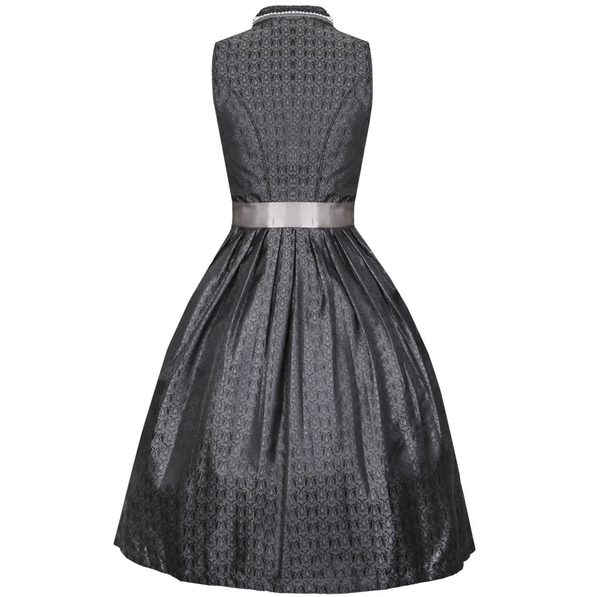 MarJo Midi Dirndl In Anthrazit 8 MarJo Midi Dirndl In Anthrazit – Bild 6