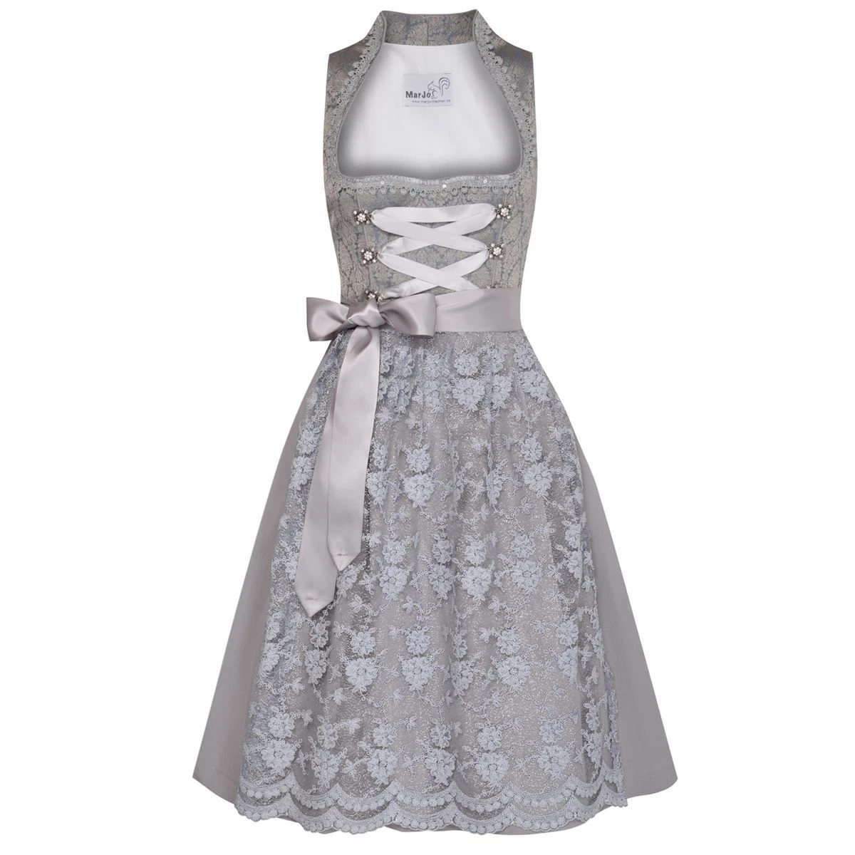 MarJo Midi Dirndl In Blau 3 MarJo Midi Dirndl In Blau