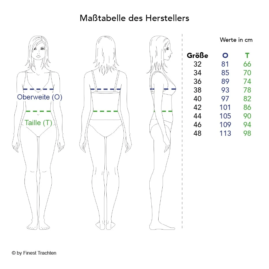 MarJo Midi Dirndl In Blau 8 MarJo Midi Dirndl In Blau – Bild 6