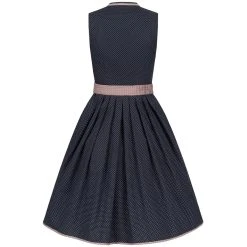 MarJo Midi Dirndl In Blau -Dirndl Geschäft marjo midi dirndl in blau 6