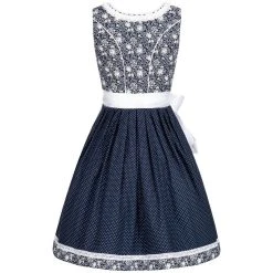 MarJo Midi Dirndl In Dunkelblau -Dirndl Geschäft marjo midi dirndl in dunkelblau 4