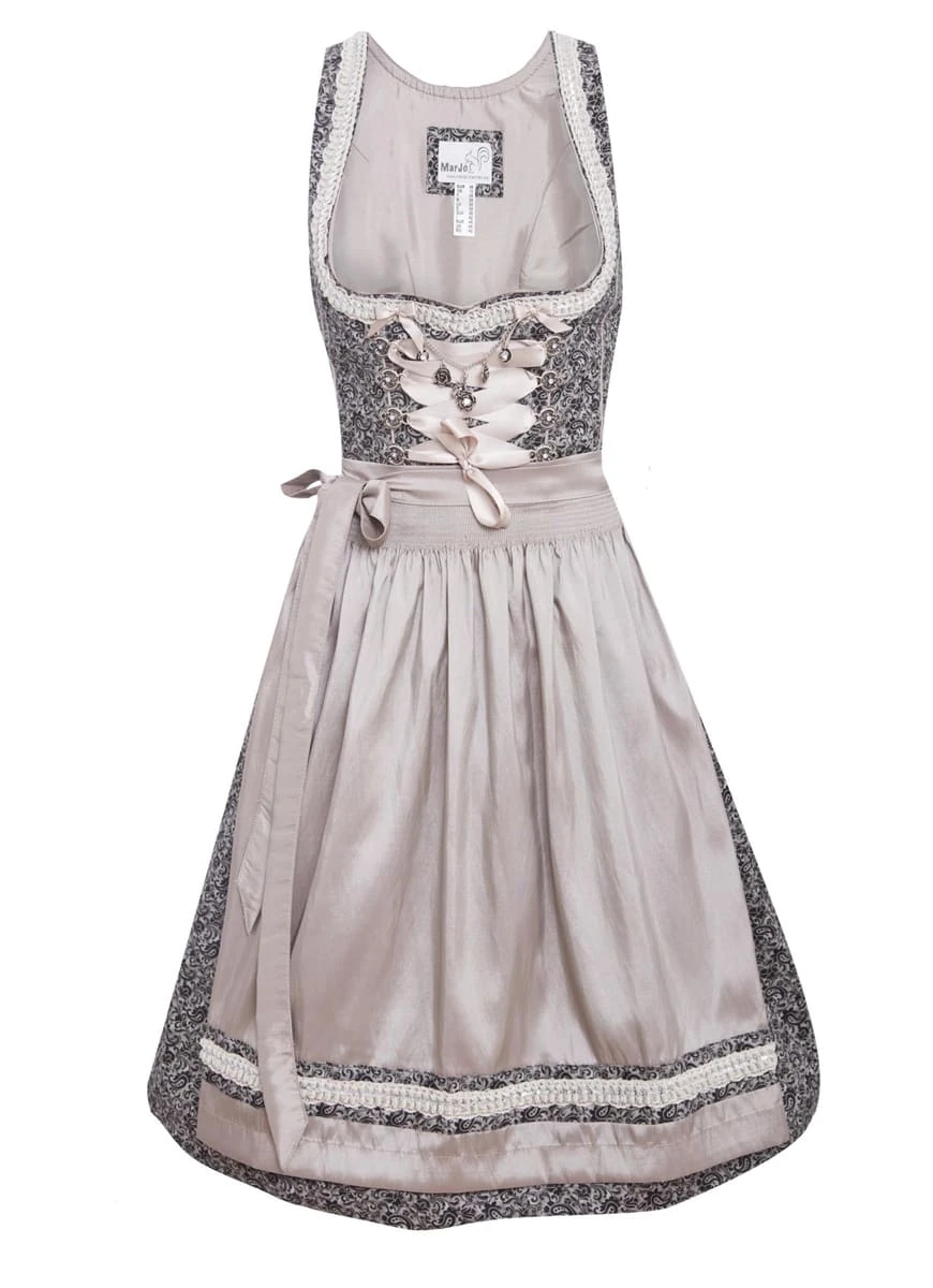 MarJo Midi Dirndl In Grau 3 MarJo Midi Dirndl In Grau