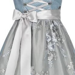 MarJo Midi Dirndl In Hellblau -Dirndl Geschäft marjo midi dirndl in hellblau 10