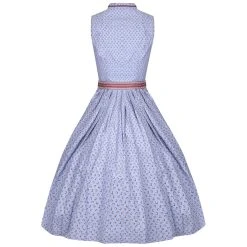 MarJo Midi Dirndl In Hellblau -Dirndl Geschäft marjo midi dirndl in hellblau 5