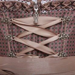 MarJo Midi Dirndl In Hellbraun -Dirndl Geschäft marjo midi dirndl in hellbraun 3