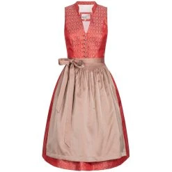 MarJo Midi Dirndl In Rot -Dirndl Geschäft marjo midi dirndl in rot 12