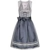 MarJo Midi Dirndl In Silber