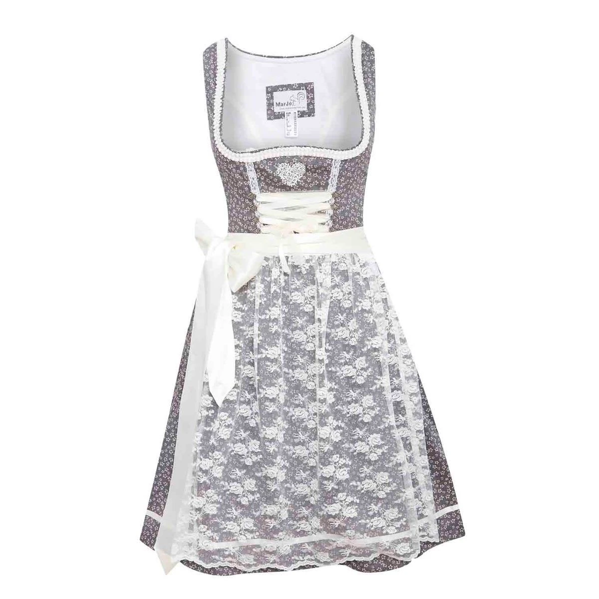 MarJo Mini Dirndl In Grau 3 MarJo Mini Dirndl In Grau