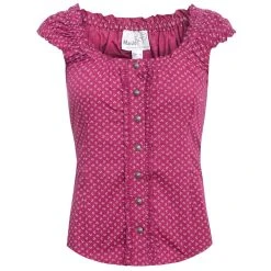 MarJo Trachtenbluse In Lila