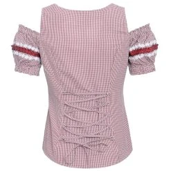 MarJo Trachtenbluse In Rot 7 MarJo Trachtenbluse In Rot -Dirndl Geschäft marjo trachtenbluse in rot 8