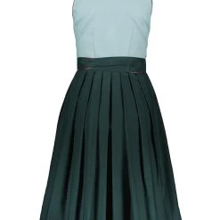 Melega Dirndl In Petrol/ Hellblau/ Bunt -Dirndl Geschäft melega dirndl in petrol hellblau bunt 1