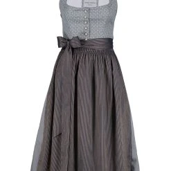 Melega Dirndl "Katharina" In Grau