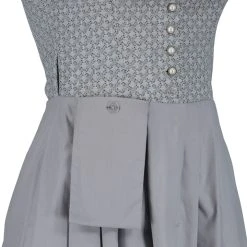 Melega Dirndl "Katharina" In Grau -Dirndl Geschäft melega dirndl katharina in grau 3
