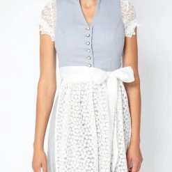 Melega Dirndl "Xara" In Grau -Dirndl Geschäft melega dirndl xara in grau 2