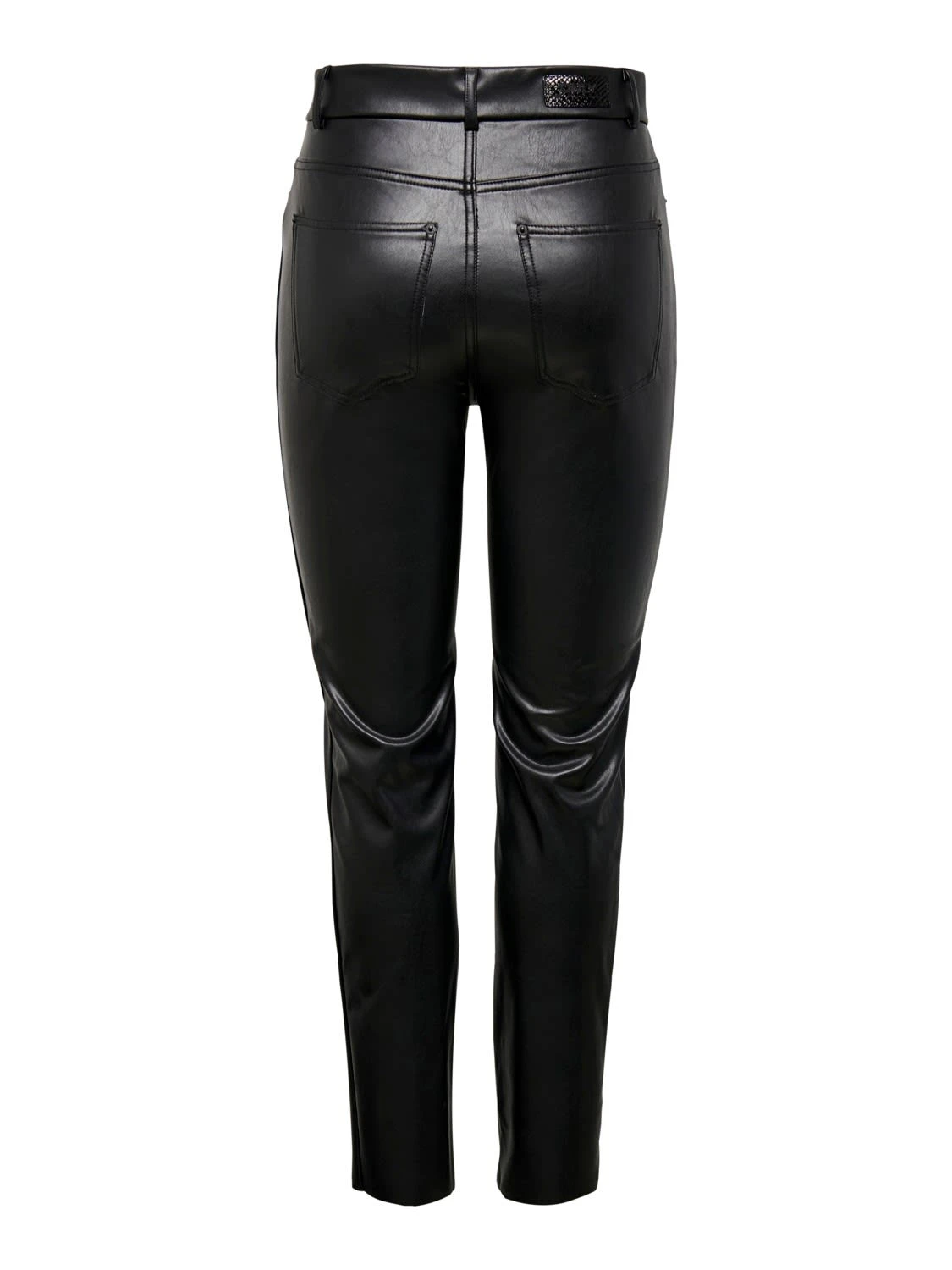 ONLY High WaistPU Kunstleder Hose Stretch Pants Beschichtet ONLEMILY In Schwarz 10 ONLY High WaistPU Kunstleder Hose Stretch Pants Beschichtet ONLEMILY In Schwarz – Bild 8