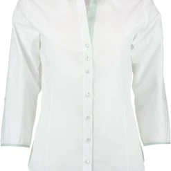 OS-Trachten Trachtenbluse Bamua In Weiß-mint