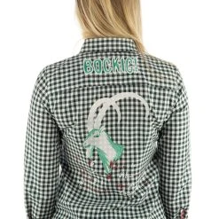 OS-Trachten Trachtenbluse Cridam In Dunkelgrün -Dirndl Geschäft os trachten trachtenbluse cridam in dunkelgrun 1