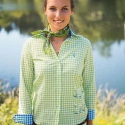 OS-Trachten Trachtenbluse Cridam In Giftgrün -Dirndl Geschäft os trachten trachtenbluse cridam in giftgrun 4