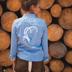 OS-Trachten Trachtenbluse Cridam In Mittelblau 13 OS-Trachten Trachtenbluse Cridam In Mittelblau -Dirndl Geschäft os trachten trachtenbluse cridam in mittelblau 5