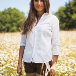 OS-Trachten Trachtenbluse Eqasa In Weiß -Dirndl Geschäft os trachten trachtenbluse eqasa in weiss 4