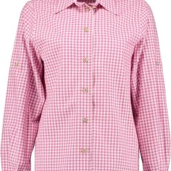 OS-Trachten Trachtenbluse Eretep In Brombeer