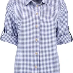 OS-Trachten Trachtenbluse Eretep In Kornblau -Dirndl Geschäft os trachten trachtenbluse eretep in kornblau 2