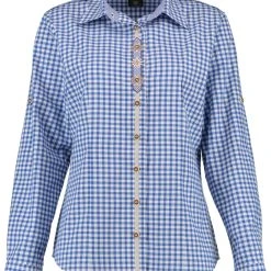 OS-Trachten Trachtenbluse Flosa In Mittelblau 11 OS-Trachten Trachtenbluse Flosa In Mittelblau -Dirndl Geschäft os trachten trachtenbluse flosa in mittelblau 3