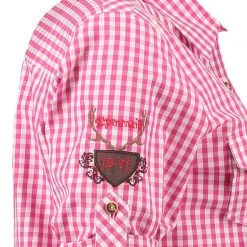 OS-Trachten Trachtenbluse Fronix In Dunkelrot -Dirndl Geschäft os trachten trachtenbluse fronix in dunkelrot 3