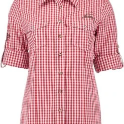 OS-Trachten Trachtenbluse Fronix In Mittelrot -Dirndl Geschäft os trachten trachtenbluse fronix in mittelrot 2