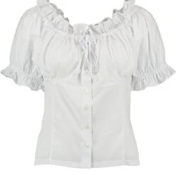 OS-Trachten Trachtenbluse Marxi In Weiß