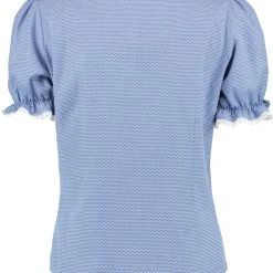 OS-Trachten Trachtenbluse Mikun In Mittelblau -Dirndl Geschäft os trachten trachtenbluse mikun in mittelblau 1