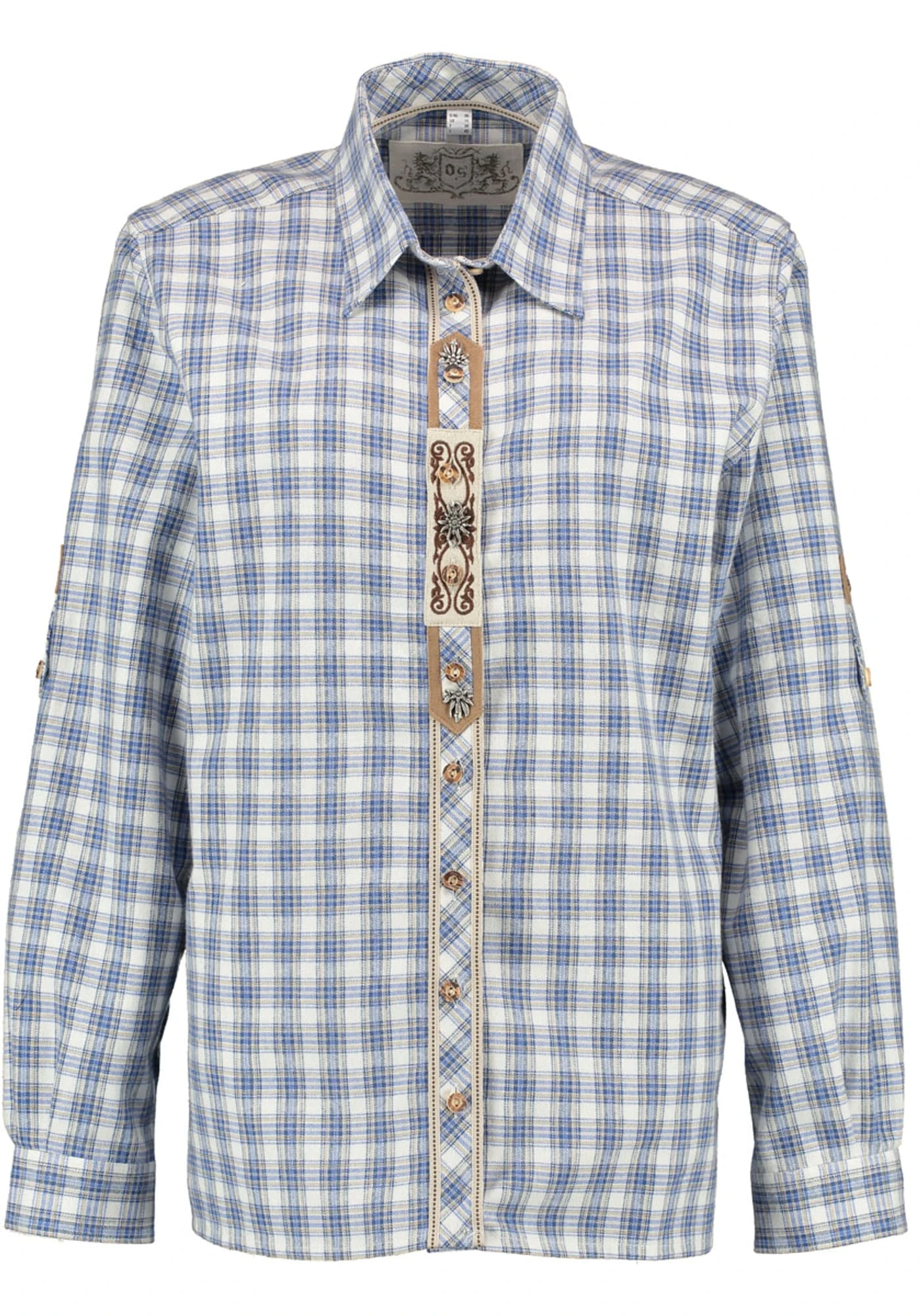 OS-Trachten Trachtenbluse Modaya In Jeans 3 OS-Trachten Trachtenbluse Modaya In Jeans