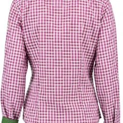 OS-Trachten Trachtenbluse Prigmi In Dunkelrot -Dirndl Geschäft os trachten trachtenbluse prigmi in dunkelrot 1