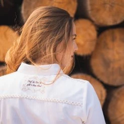 OS-Trachten Trachtenbluse Spaci In Weiß -Dirndl Geschäft os trachten trachtenbluse spaci in weiss 5