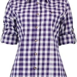 OS-Trachten Trachtenbluse Traian In Dunkellila -Dirndl Geschäft os trachten trachtenbluse traian in dunkellila 2