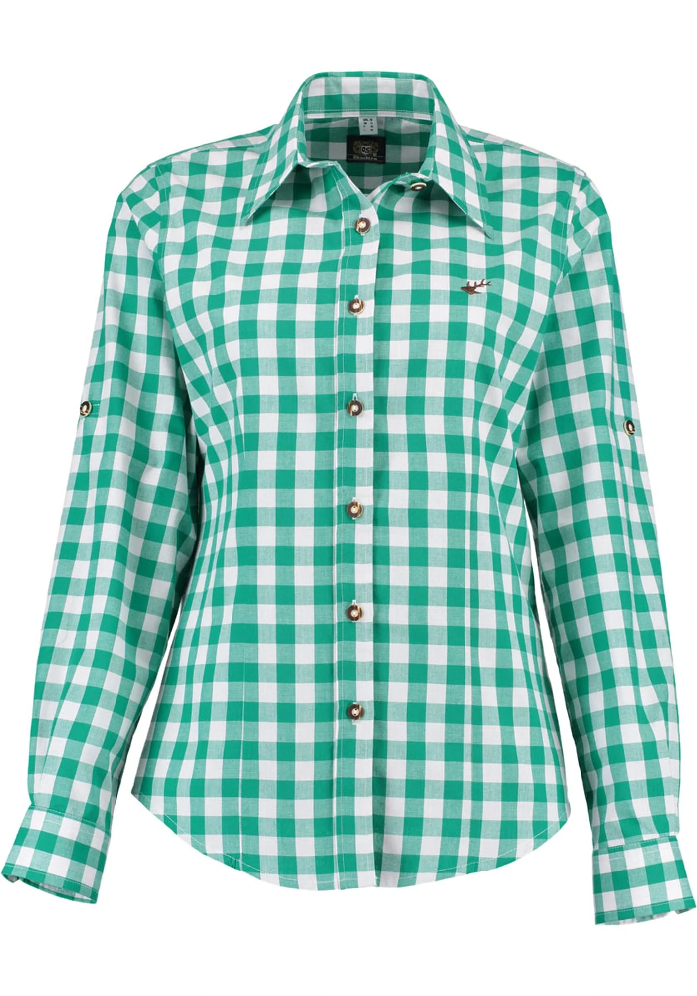 OS-Trachten Trachtenbluse Traian In Trachtengrün 3 OS-Trachten Trachtenbluse Traian In Trachtengrün