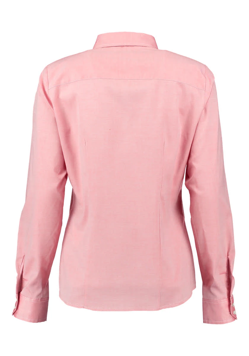 OS-Trachten Trachtenbluse Trufat In Mittelrot 4 OS-Trachten Trachtenbluse Trufat In Mittelrot – Bild 2